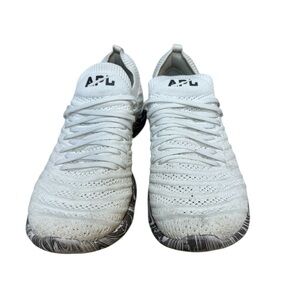 APL Men's White and Gray Athletic Shoes